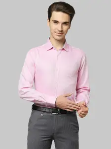 Park Avenue Men Pink Slim Fit Opaque Formal Shirt