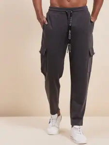 MASCLN SASSAFRAS Men Grey Solid Relaxed-Fit Track Pants