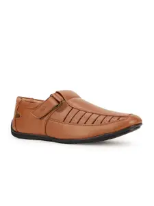 Bata Men Tan Shoe-Style Sandals