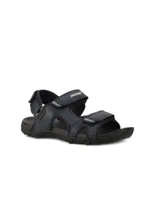 Power Men Blue Solid Sports Sandals