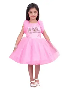 Pink Chick Pink Net Dress