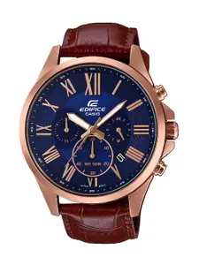 Casio Edifice Men Navy Blue Analogue watch EX347 EFV-500GL-2AVUDF