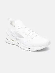 Xtep Women White Textile Running Non-Marking Shoes