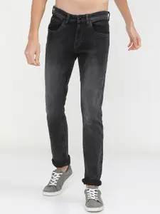 HIGHLANDER Men Charcoal Slim Fit Stretchable Jeans