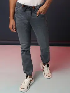 Campus Sutra Men Grey Smart Slim Fit Stretchable Jeans