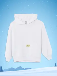 DeFacto Girls White Hooded Sweatshirt