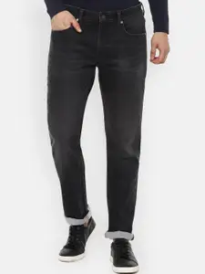 Louis Philippe Jeans Men Black Slim Fit  Mid Rise Clean Look Jeans