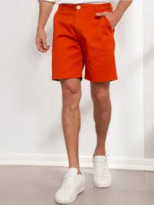 ORIGIN BY ZALORA Men Orange Chino Shorts