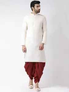 KISAH Men White Kurta