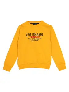 CREMLIN CLOTHING Boys Mustard Sweatshirt