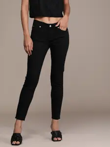 Calvin Klein Jeans Women Black Slim Fit Stretchable Jeans