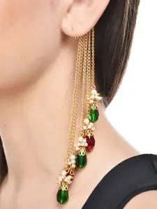 Shining Diva Multicoloured Contemporary Drop Earrings