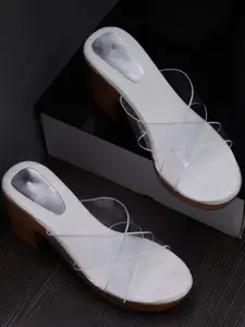 Misto White Platform Sandals