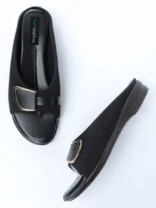 Walkfree Black Comfort Sandals