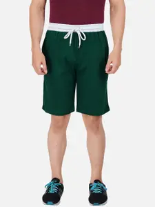PRIDE APPAREL Men Green Solid Outdoor Sports Shorts