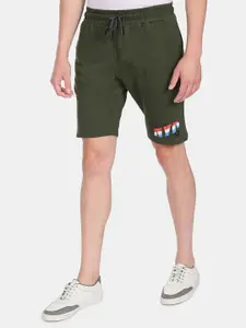 Arrow Sport Men Green Shorts