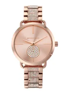 Michael Kors Women Portia Rose-Gold Watch MK4598
