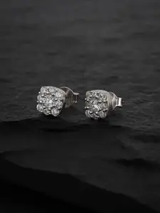 VANBELLE 925 Sterling Silver Square Studs