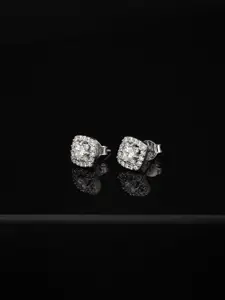 VANBELLE 925 Sterling Silver Square Studs Earrings