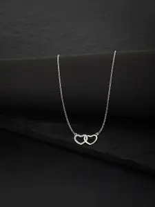 VANBELLE 925 Sterling Silver Rhodium-Plated Necklace