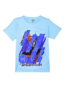 Marvel by Wear Your Mind Boys Blue Spider-Man Printed T-shirt