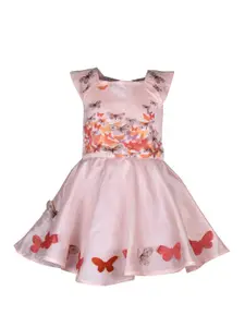 A Little Fable Girls Multicoloured Floral Dress