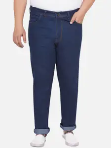 John Pride Men Plus Size Blue Stretchable Jeans