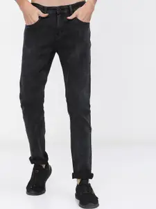 HIGHLANDER Men Black Slim Fit Stretchable Jeans