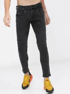 HIGHLANDER Men Black Tapered Fit Stretchable Jeans