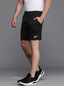 Nike Men Black Solid Dri-FIT EPIC KNIT 8IN Training Shorts