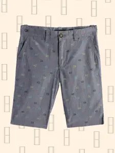 Tommy Hilfiger Boys Blue Printed Shorts