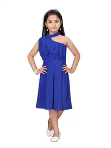 Aarika Blue Net Dress