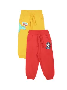 Donuts Boys Pack of 2 Assorted Cotton Track Pants