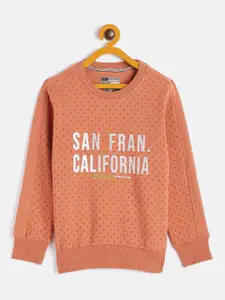 Duke Boys Orange Printed Sweatshirt