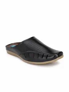 RL Rocklin Men Black Shoe-Style Sandals