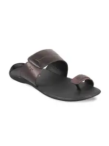 Metro Men Brown Comfort Sandals