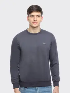 Obaan Men Grey Sweatshirt