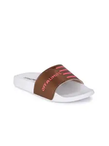 OFF LIMITS Women Copper-Toned & Pink Printed Sliders