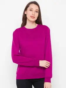 Globus Women Purple Sweatshirt