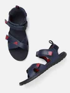 ADIDAS Men Navy Blue Textured Yanet Sports Sandals