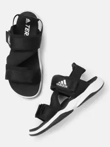 ADIDAS Men Black Solid Terrex 90s Sustainable Sports Sandals