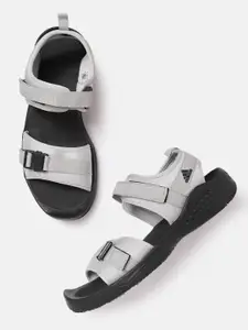 ADIDAS Men Grey Solid Cruzio Sports Sandals