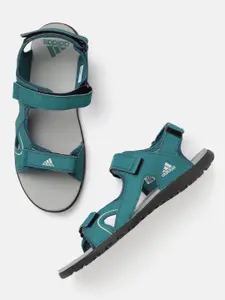 ADIDAS Men Teal Green Adirengo Light Solid Sports Sandals