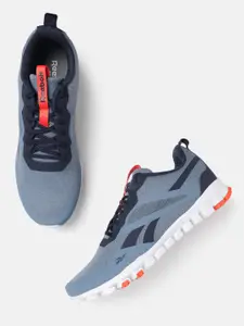 Reebok Men Blue Woven Design Fairweather Running Shoes