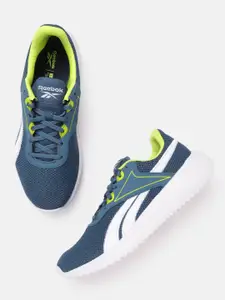 Reebok Men Blue & White Lite 3.0 Woven Design Ortholite Foam Sole Running Shoes