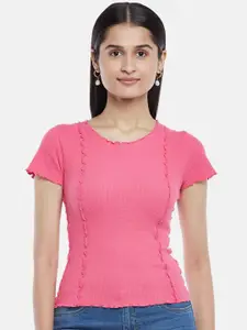 People Pink Pure Cotton Top