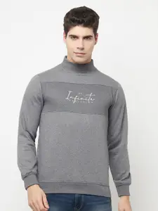 Octave Men Grey Sweatshirt