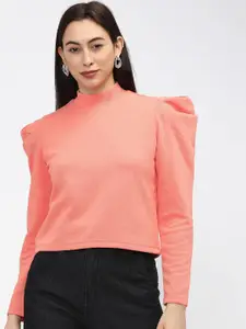 Tokyo Talkies Orange Knitted Top