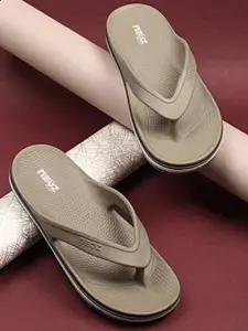 NEOZ Men Khaki Rubber Slip-On