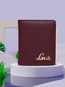 Lavie Chic Pro Women Maroon Small Bifold Wallet